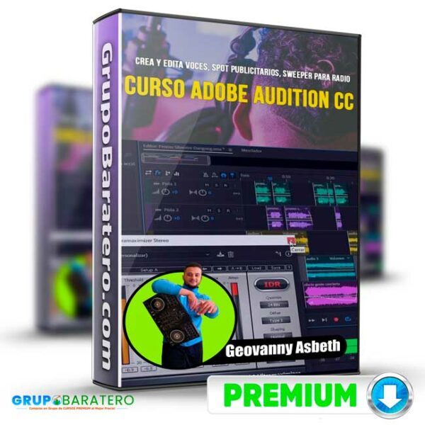 Adobe Audition – Geovanny Asbeth Cover GrupoBaratero 3D