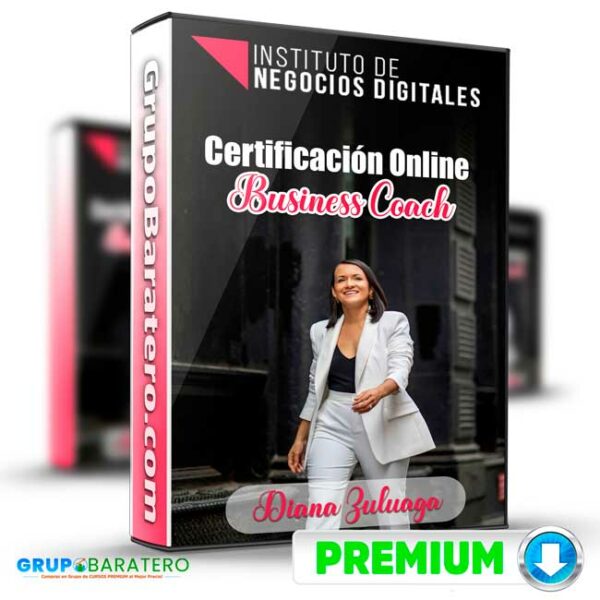 Certificacion Online Business Coach Diana Zuluaga Cover GrupoBaratero 3D