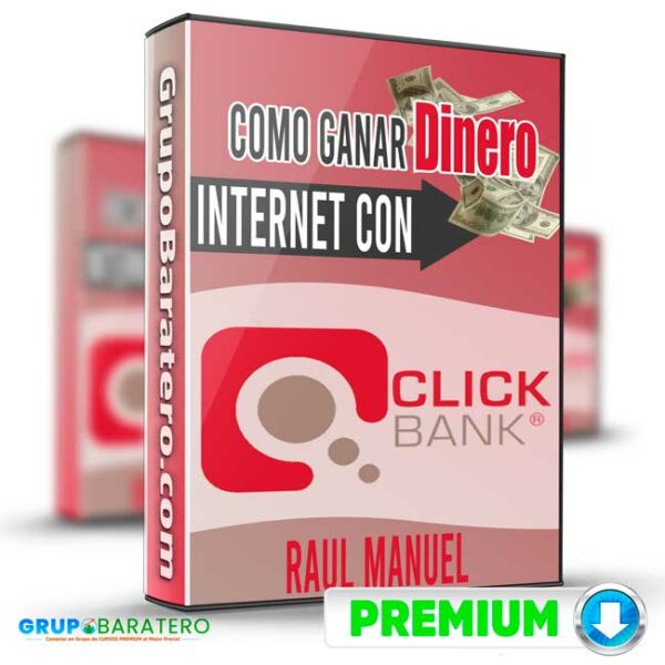 Como Ganar Dinero En Internet Con Clickbank Cover GrupoBaratero 3D