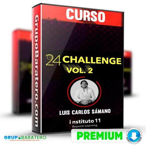 Curso 24 Challenge Vol.2 Instituto 11Cover GrupoBaratero 3D