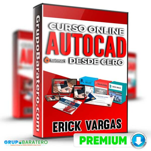Curso AutoCad desde Cero – Erick Vargas Cover GrupoBaratero 3D