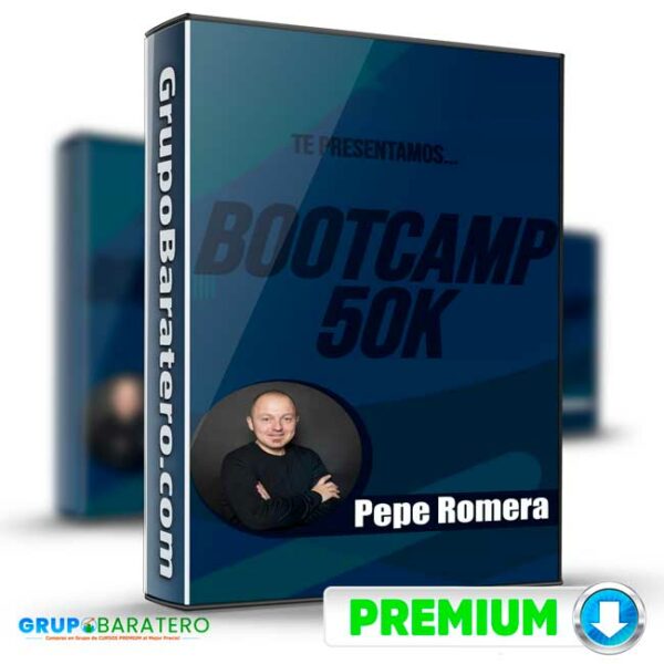 Curso Bootcamp 50K – Pepe Romera Cover GrupoBaratero 3D