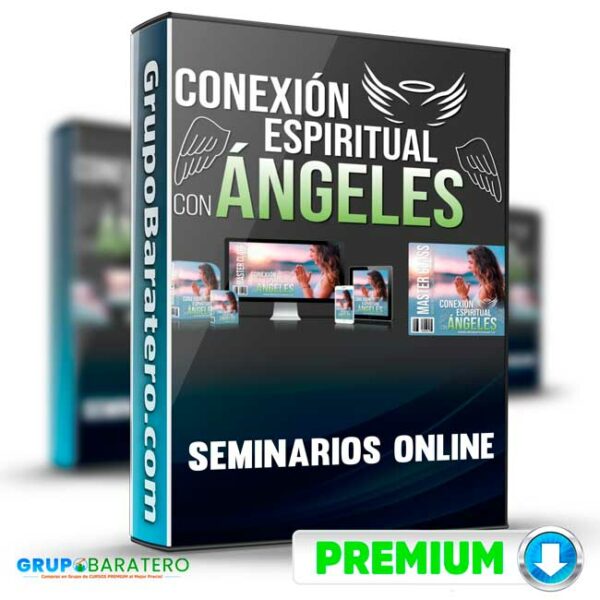 Curso Conexion Espiritual con Angeles Seminarios Online Cover GrupoBaratero 3D