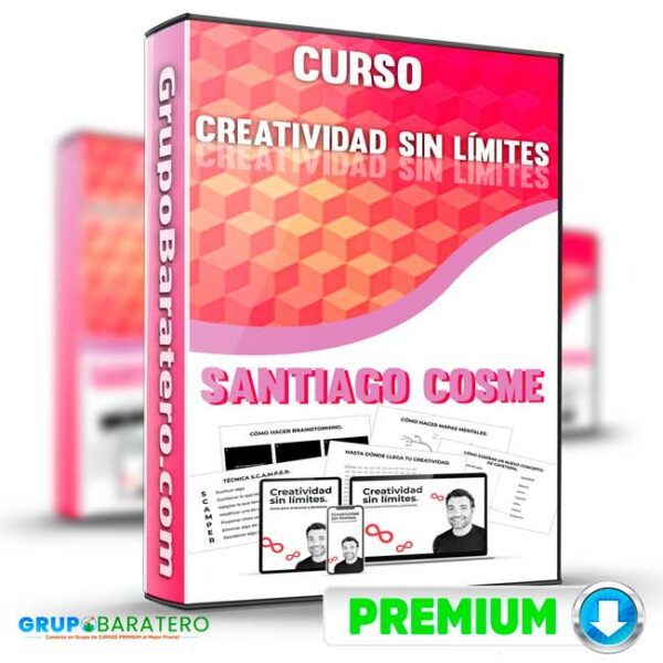 Curso Creatividad sin Limites – Santiago Cosme Cover GrupoBaratero 3D