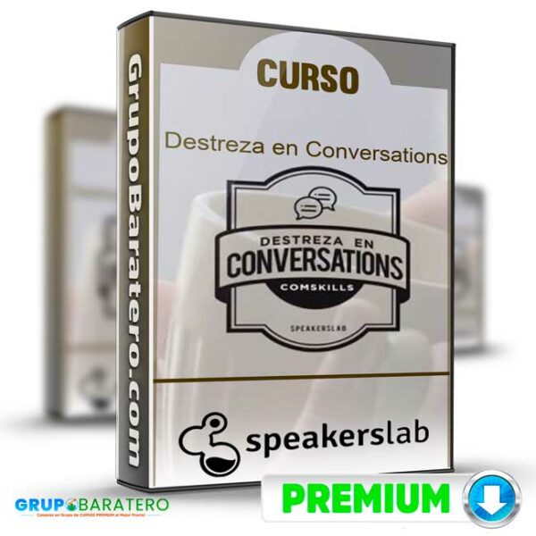 Curso Destreza en Conversations – SpeakersLab Cover GrupoBaratero 3D
