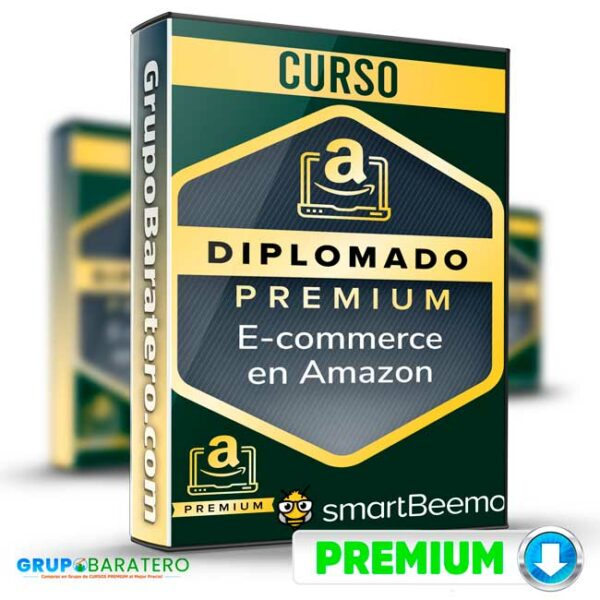 Curso Diplomado Premium en E commerce en Amazon Smartbeemo Cover GrupoBaratero 3D