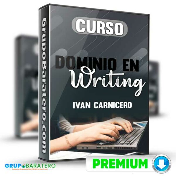 Curso Dominio en Writing Ivan Carnicero Cover GrupoBaratero 3D