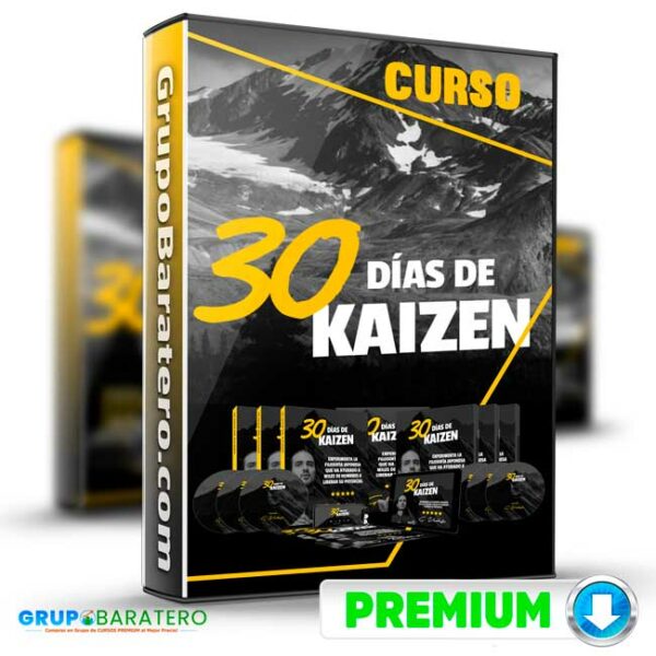 Curso El Reto 30 Dias de Kaizen – Gustavo Vallejo Cover GrupoBaratero 3D