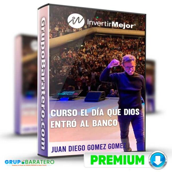 Curso El dia que Dios entro al banco audiolibro Juan Diego Gomez Gomez Cover GrupoBaratero 3D