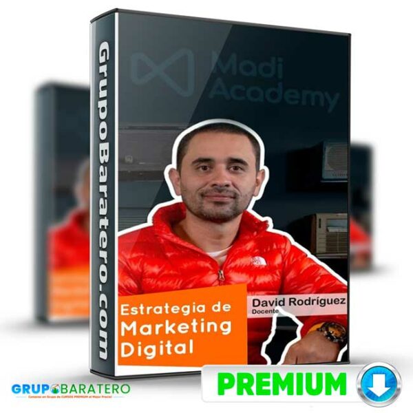 Curso Estrategia de Marketing Digital – Madi Academy Cover GrupoBaratero 3D