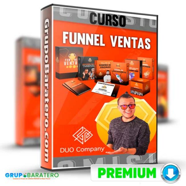 Curso Funnel Ventas – Duo Company Cover GrupoBaratero 3D