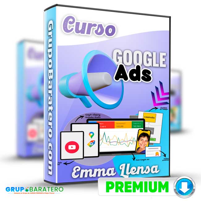 Curso Google Ads – Emma Llensa Cover GrupoBaratero 3D
