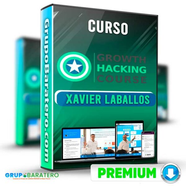 Curso Growth Hacking Course Xavier Laballos Cover GrupoBaratero 3D