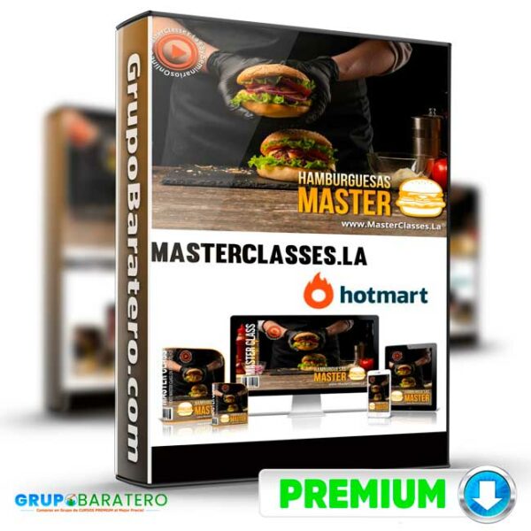 Curso Hamburguesas Master – MasterClasses.la Cover GrupoBaratero 3D