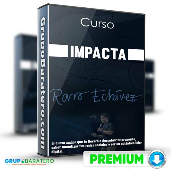 Curso Impacta Rorro Echavez Cover GrupoBaratero 3D