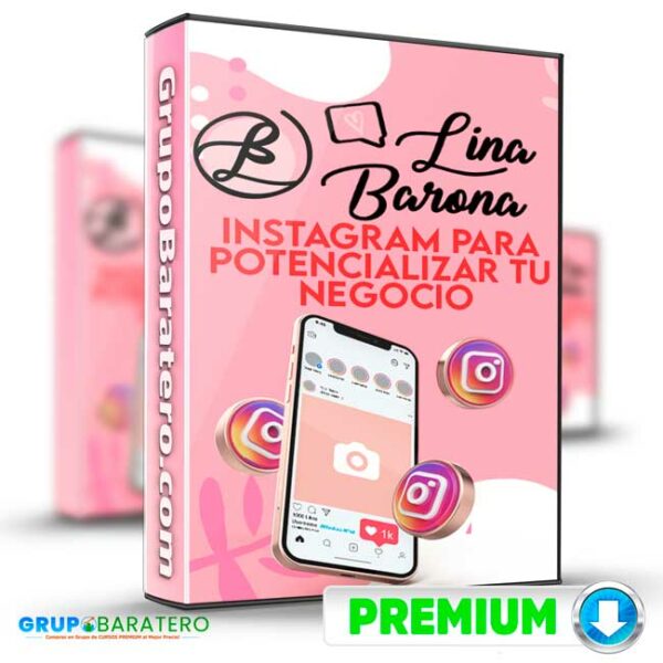 Curso Instagram para potencializar tu Negocio – Lina Barona Cover GrupoBaratero 3D
