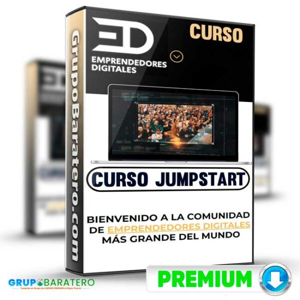 Curso JumpStart Emprendedores Digitales Cover GrupoBaratero 3D