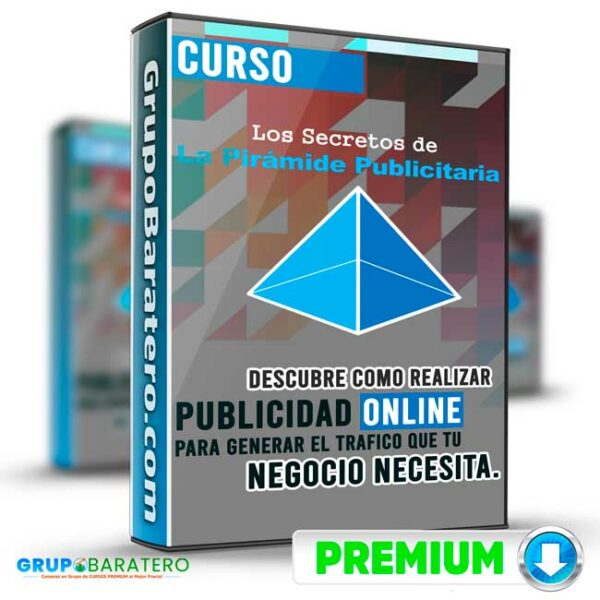 Curso Los Secretos de la Piramide Publicitaria Xetica LLC Cover GrupoBaratero 3D