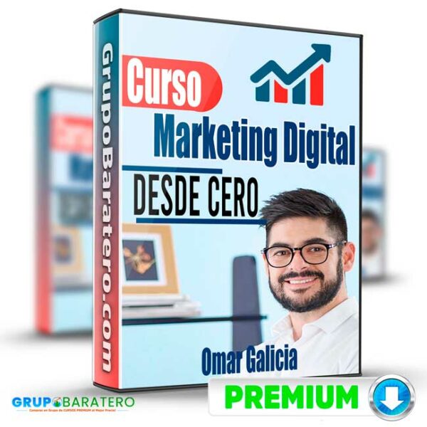 Curso Marketing Digital Desde Cero Cover GrupoBaratero 3D