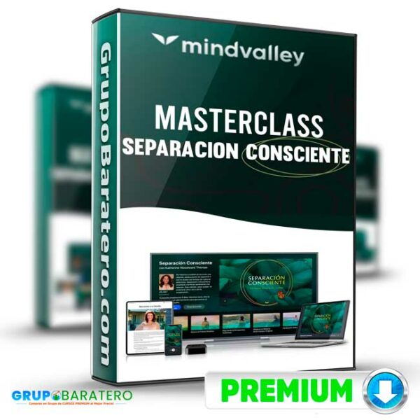 Curso MasterClass Separacion Consciente – Mindvalley Cover GrupoBaratero 3D
