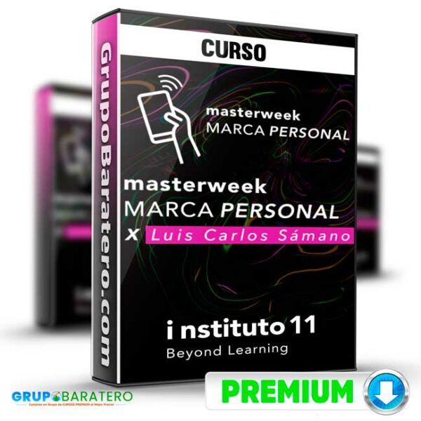 Curso Masterweek Marca Personal Instituto 11 Cover GrupoBaratero 3D