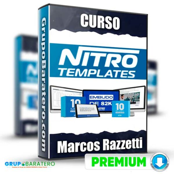 Curso Nitro Templates – Marcos Razzetti Cover GrupoBaratero 3D