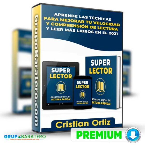 Curso Super Lector Online Cristian Ortiz Cover GrupoBaratero 3D