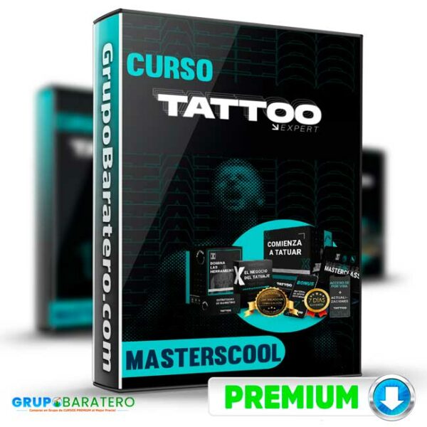 Curso Tattoo Expert – MasterScool Cover GrupoBaratero 3D