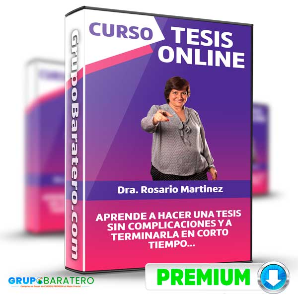 Curso Tesis Online Dra Rosario Martinez Descargar