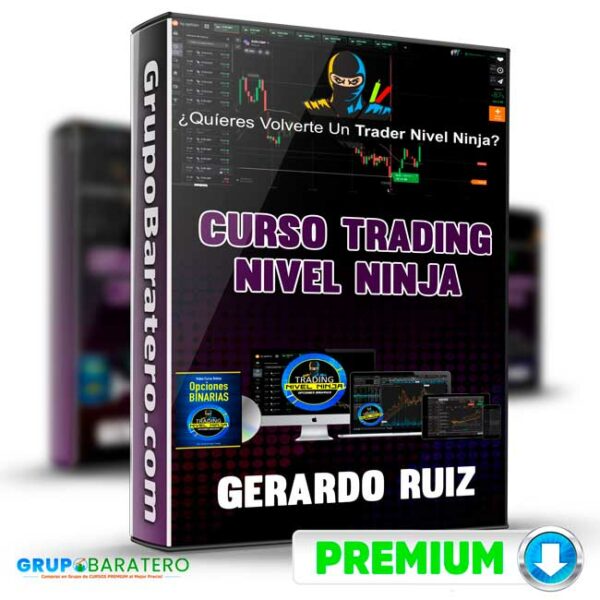 Curso Trading Nivel Ninja Gerardo Ruiz Cover GrupoBaratero 3D