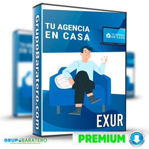 Curso Tu Agencia en Casa – Exur Cover GrupoBaratero 3D