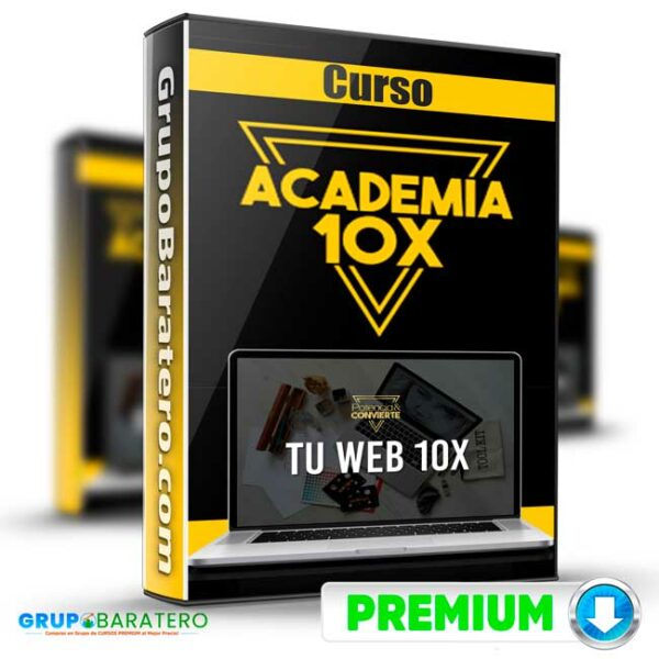 Curso Tu Web 10X – Academia 10X Cover GrupoBaratero 3D