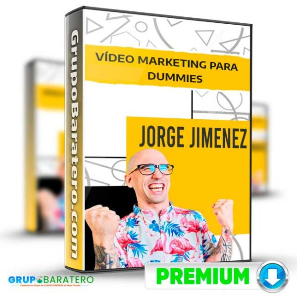 Curso Video Marketing para Dummies Jorge Jimenez Cover GrupoBaratero 3D