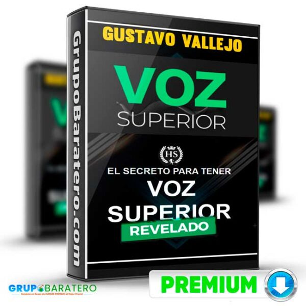 Curso Voz Superior Gustavo Vallejo Cover GrupoBaratero 3D