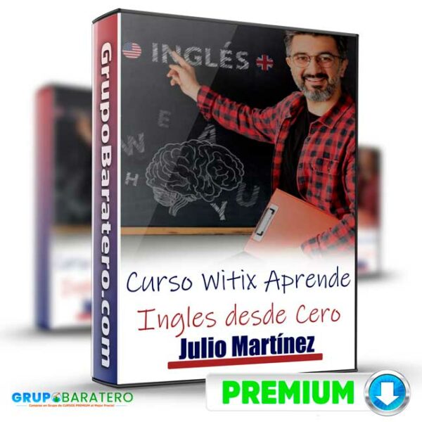 Curso Witix Aprende Ingles desde Cero – Julio Martinez Cover GrupoBaratero 3D