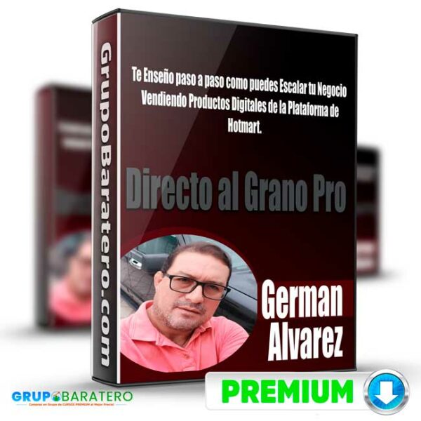 Directo al Grano Pro – German Alvarez Cover GrupoBaratero 3D