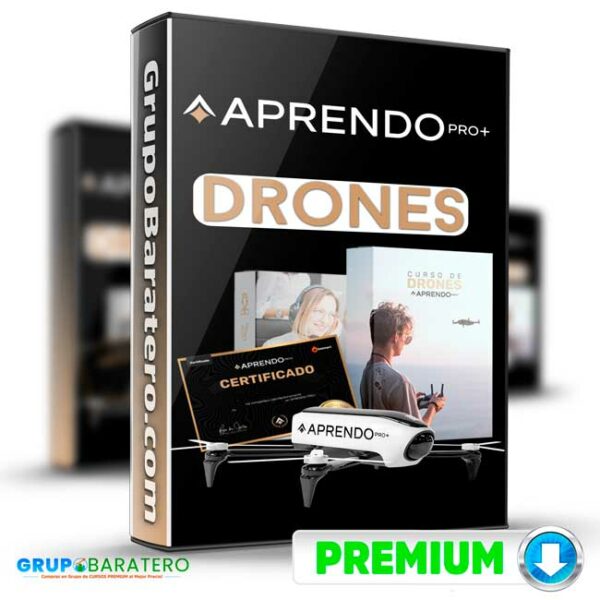 Drones – Aprendo PRO Cover GrupoBaratero 3D