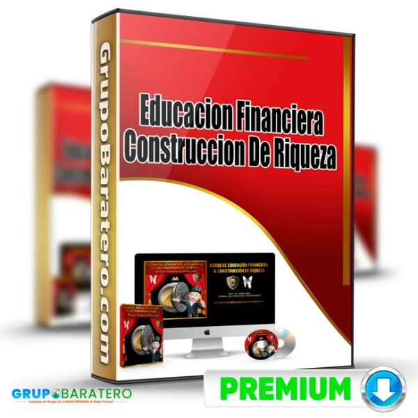 Educacion Financiera – Construccion De Riqueza Cover GrupoBaratero 3D