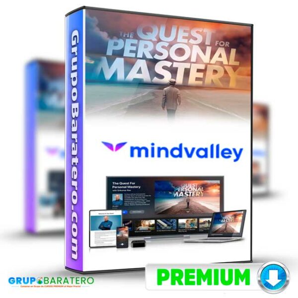 Masterclass La Busqueda de la Maestria Personal MindValley Cover GrupoBaratero 3D