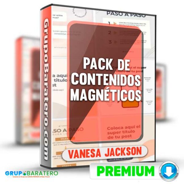 Pack de Contenidos Magnéticos – Vanesa Jackson