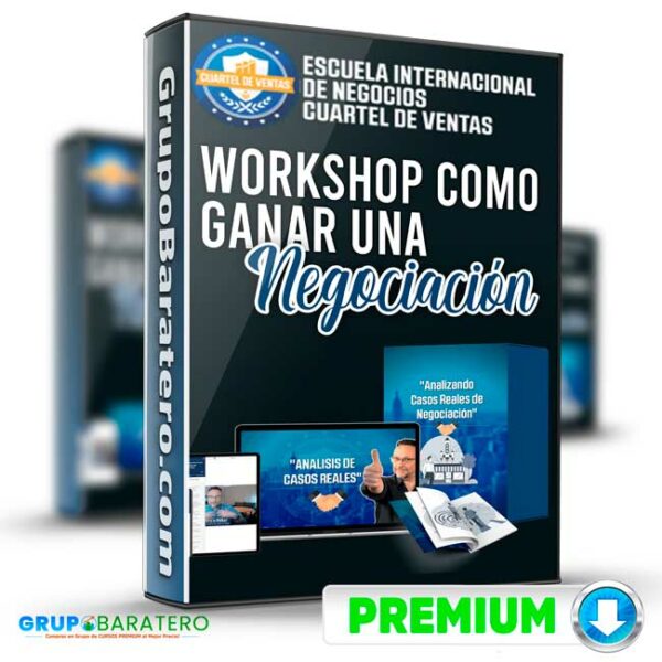 WorkShop Como ganar Una Negociacion – Cuartel de Ventas Cover GrupoBaratero 3D